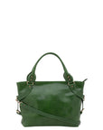 Borsa a mano da donna 100% pelle 5579-Verde I Fratelli