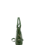 Borsa a mano da donna 100% pelle 5579-Verde I Fratelli