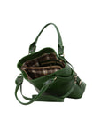 Borsa a mano da donna 100% pelle 5579-Verde I Fratelli