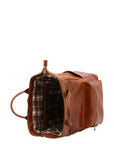 Borsa a tracolla uomo in vera pelle Made in Italy 5581-Cognac I Fratelli