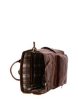 Borsa a tracolla uomo in vera pelle Made in Italy 5581-Marrone I Fratelli