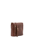 Borsa a tracolla uomo in vera pelle 100% pelle 5582-Marrone I Fratelli