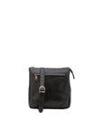 Borsa a tracolla uomo in vera pelle 100% pelle 5582-Nero I Fratelli