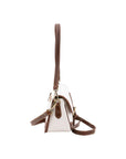 Borsa a tracolla da donna Vera pelle 5587-Bianco I Fratelli