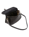 Borsa a tracolla da donna Vera pelle 5587-Nero I Fratelli