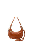 Borsa a spalla da donna Vera pelle 5589-Cognac I Fratelli