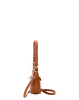 Borsa a spalla da donna Vera pelle 5589-Cognac I Fratelli