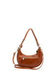 Borsa a spalla da donna Vera pelle 5589-Cognac I Fratelli