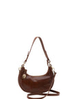 Borsa a spalla da donna Vera pelle 5589-Marrone I Fratelli