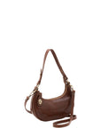 Borsa a spalla da donna Vera pelle 5589-Marrone I Fratelli