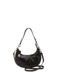 Borsa a spalla da donna Vera pelle 5589-Nero I Fratelli