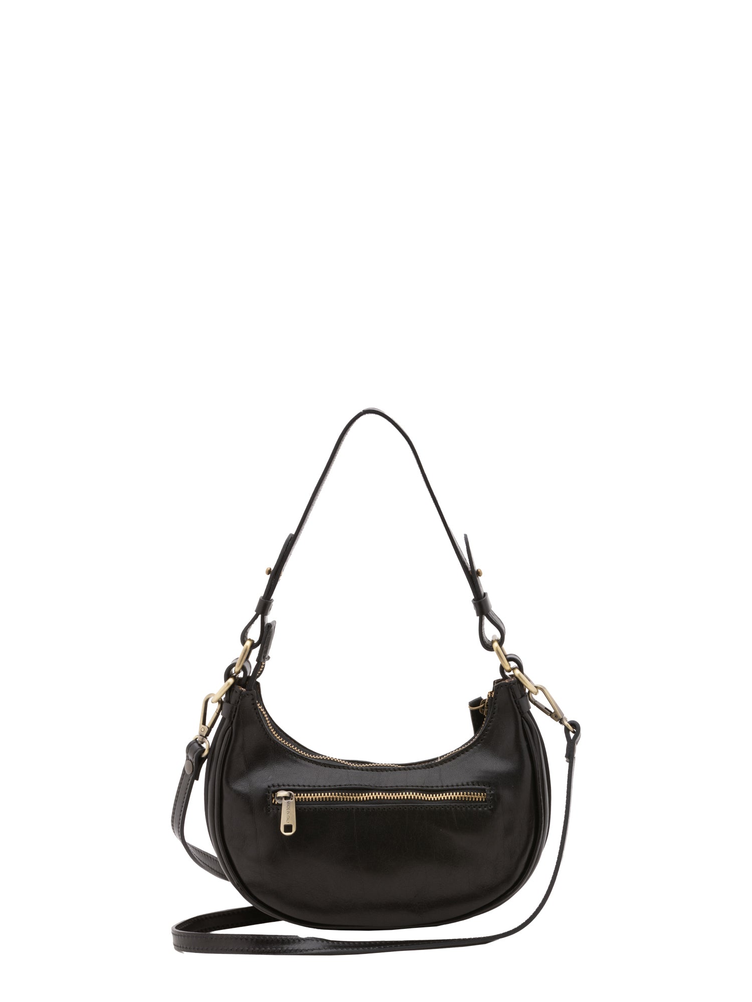 Borsa a spalla da donna Vera pelle 5589-Nero I Fratelli