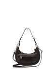 Borsa a spalla da donna Vera pelle 5589-Nero I Fratelli