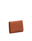 Portafoglio donna in vera pelle Made in Italy 5594-Cognac I Fratelli