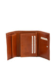 Portafoglio donna in vera pelle Made in Italy 5594-Cognac I Fratelli
