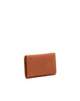 Portafoglio donna in vera pelle Made in Italy 5595-Cognac I Fratelli