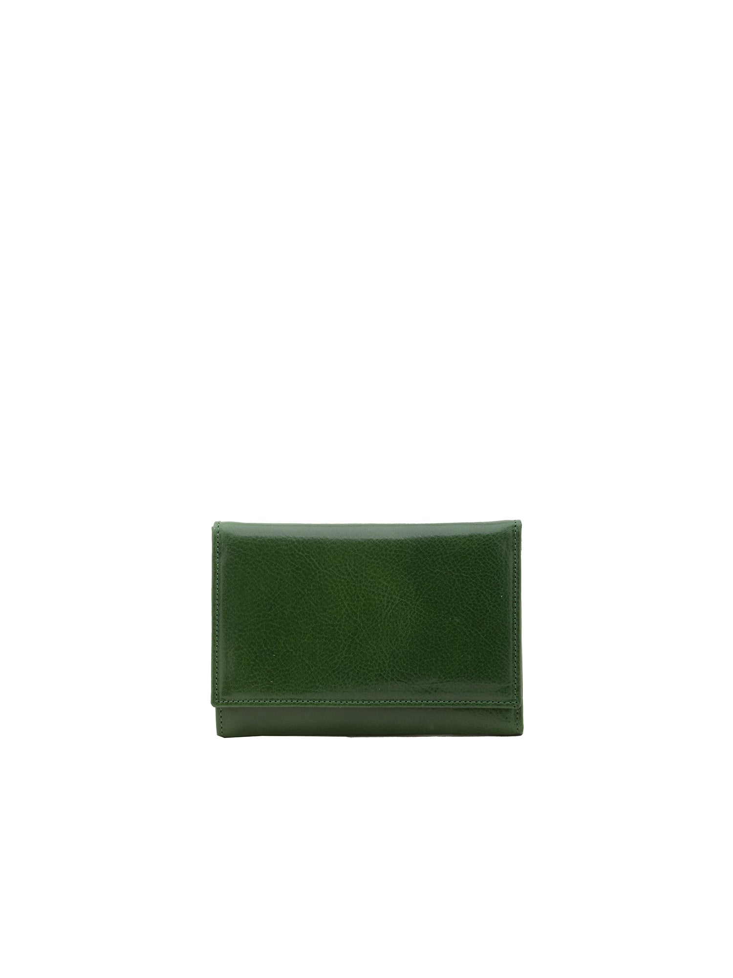Portafoglio donna in vera pelle Made in Italy 5595-Verde I Fratelli