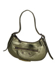 Gloria Damenhandtasche aus echtem Leder, hergestellt in Italien, 12 x 25 x 6 cm