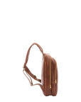 Zaino in vera pelle unisex 100% cotone 4316-MARRONE Alessia Firenze