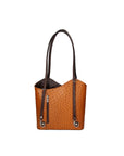 Chanel Damenrucksack aus echtem Leder, hergestellt in Italien, 25 x 28 x 9 cm