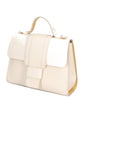Gina Borsa a mano da donna Vera pelle 05926-D537 CREMINO + D564 GOLDEN Chiara Ferretti