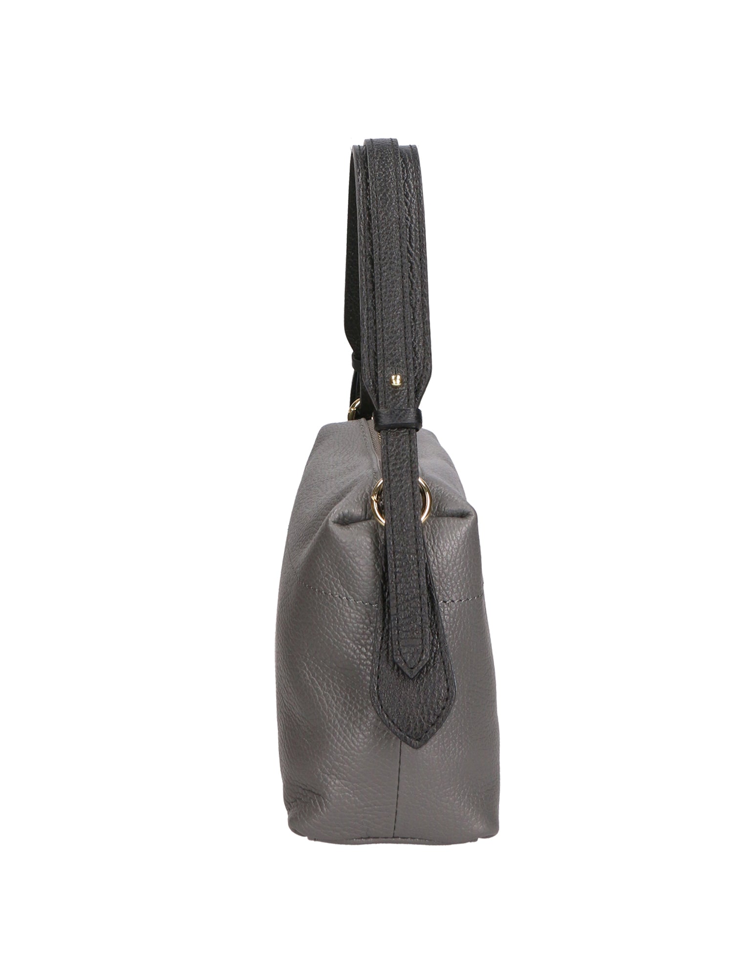 Vivienne Borsa a spalla da donna Vera pelle 06674-D27 CENERE + D28 NERO Chiara Ferretti