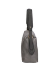 Vivienne Borsa a spalla da donna Vera pelle 06674-D27 CENERE + D28 NERO Chiara Ferretti
