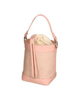 Lisbeth Borsa a secchiello da donna Misto pelle e tessuto 05165-506 S13 ROSA Chiara Ferretti