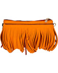 Oxsana Borsa a spalla da donna Neoprene 1311-ARANCIO ORANGE Chiara Ferretti