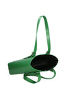 Germana Borsa a spalla da donna 100% pelle 05924-B47 VERDE MELA Chiara Ferretti