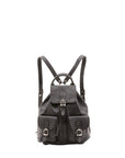 Zaino in vera pelle unisex Made in Italy 4030-NERO Alessia Firenze