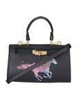 Noel Borsa a mano da donna Vera pelle 04265-D26 BLU SCURO DARK BLUE Chiara Ferretti