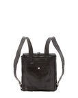 Zaino unisex in vera pelle 100% cotone 4590-NERO Alessia Firenze