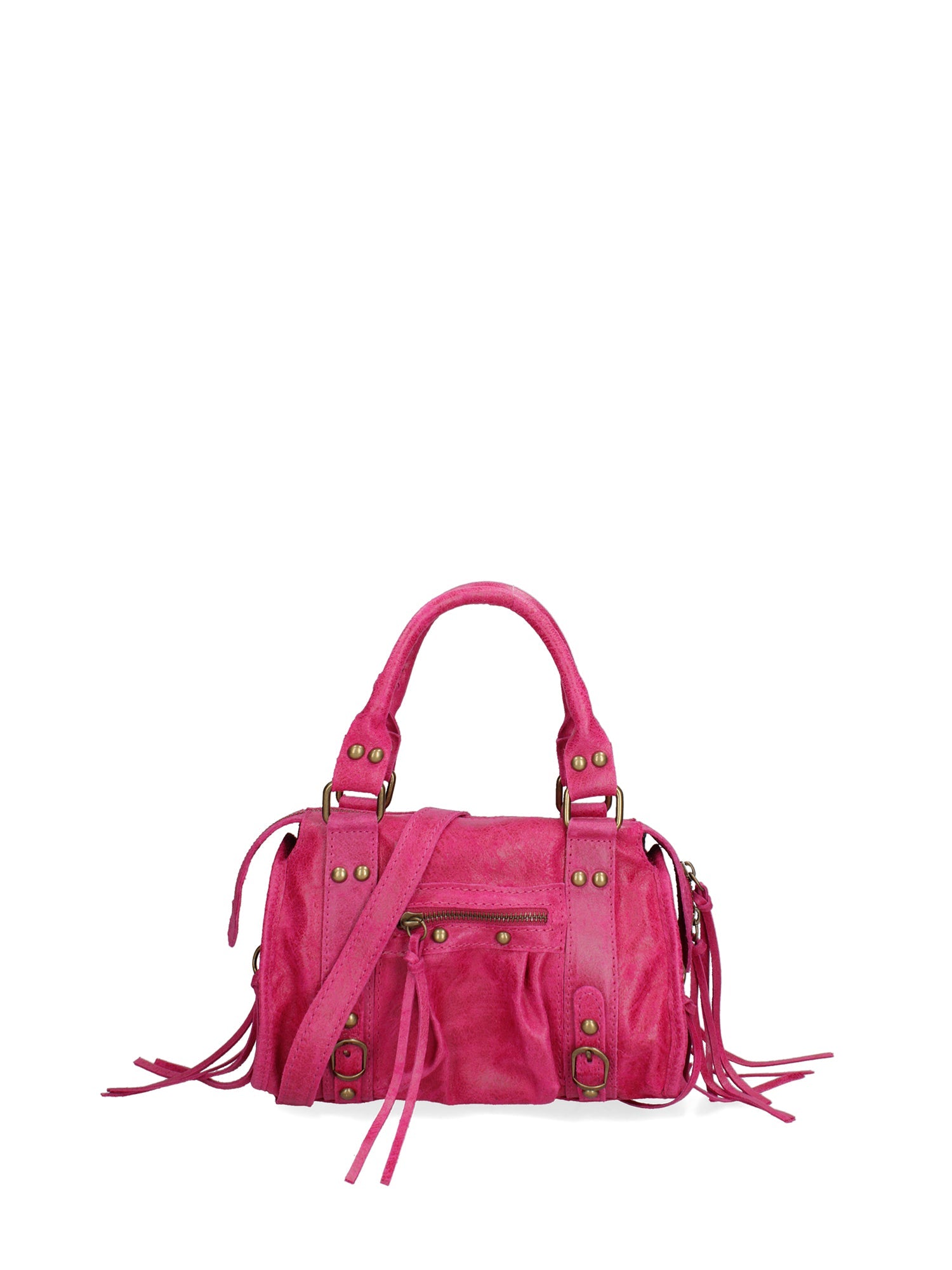 Erisia Borsa a spalla da donna Vera pelle 06091-016 FUXIA Chiara Ferretti