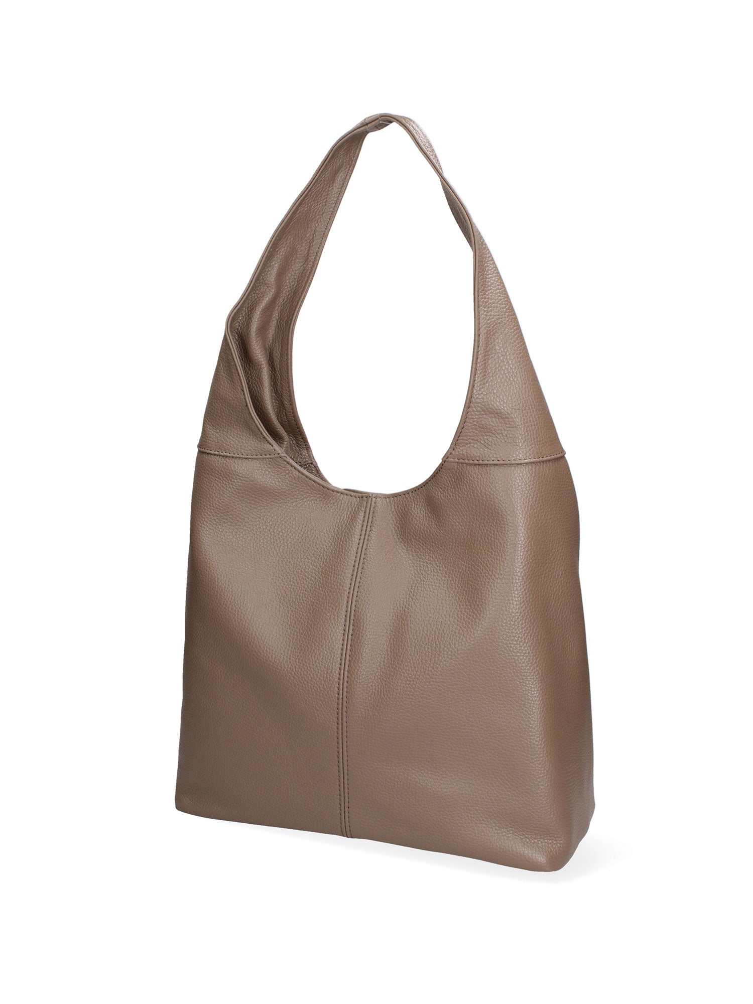 Aria Borsa a mano da donna 100% pelle 07029-D40 TAUPE Chiara Ferretti