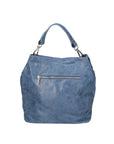 Elisabetta Borsa a mano da donna Vera pelle 80054-012 BLU JEANS Chiara Ferretti