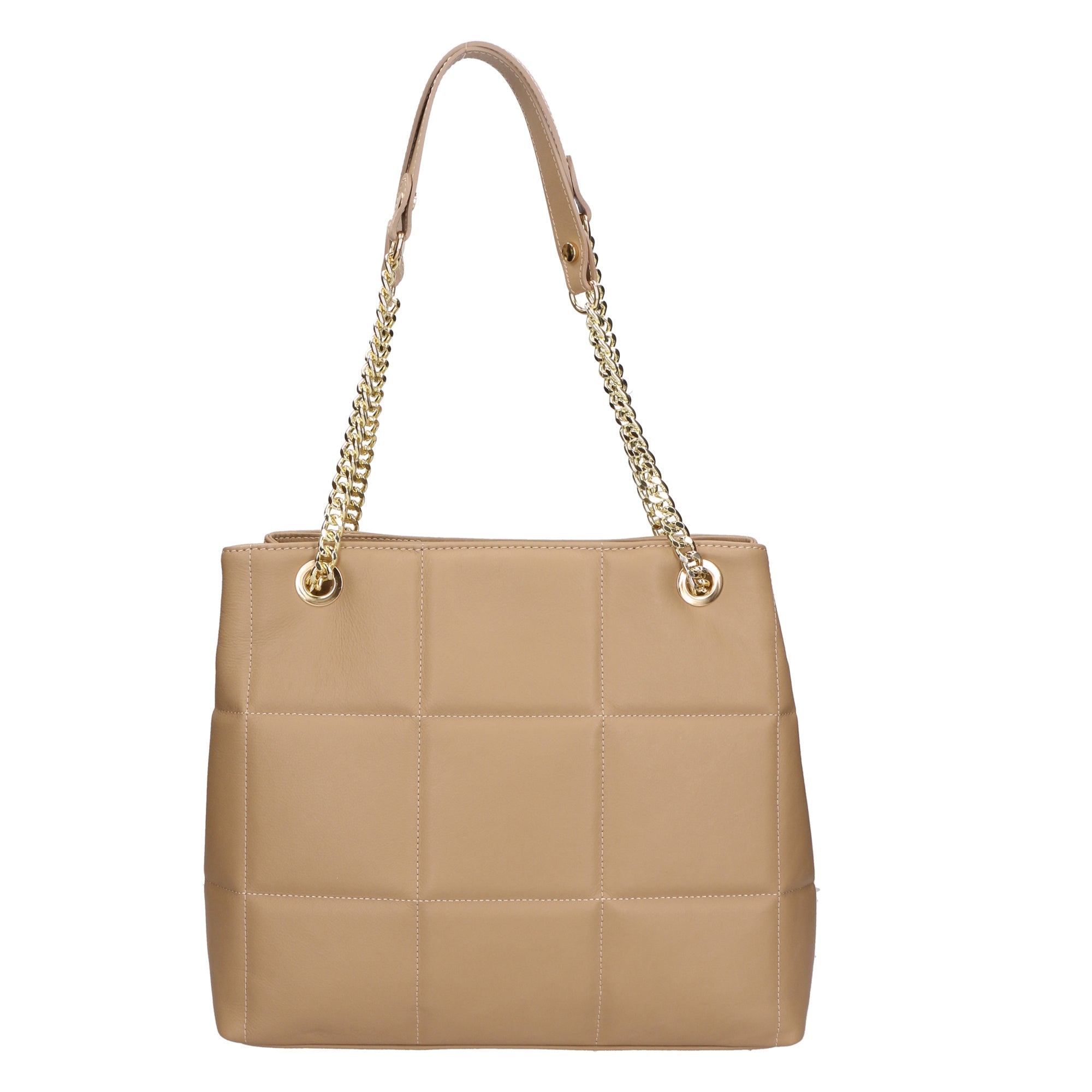 Isabella Borsa a mano da donna Vera pelle 06217-S05 TAUPE CHIARO Chiara Ferretti