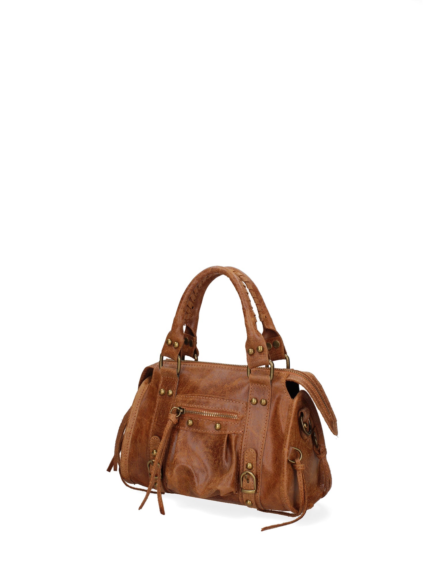 Erisia Borsa a spalla da donna Vera pelle 06091-041 MARRONE Chiara Ferretti