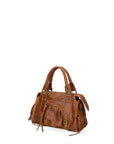 Erisia Borsa a spalla da donna Vera pelle 06091-041 MARRONE Chiara Ferretti