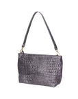 Lorelei Borsa a spalla da donna Vera pelle croco 06498-042 GRIGIO SCURO Chiara Ferretti