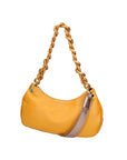 Artemide Damen-Schultertasche aus echtem Leder, hergestellt in Italien, 14 x 32 x 8 cm