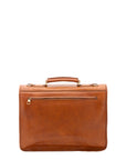 Borsa a mano unisex vera pelle Made in Italy 4015-MIELE Alessia Firenze