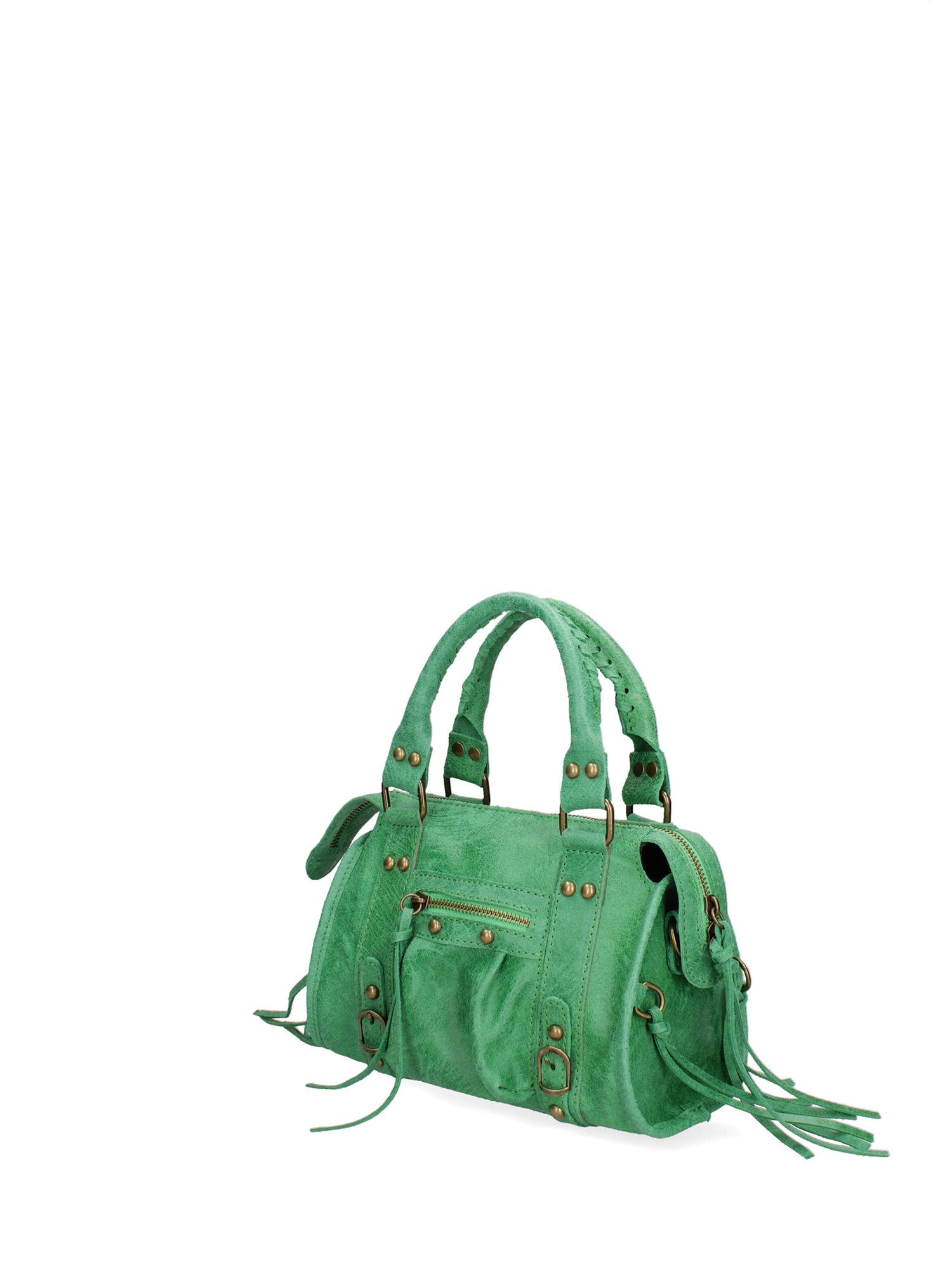 Erisia Borsa a spalla da donna Vera pelle 06091-026 VERDE ERBA Chiara Ferretti