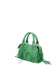 Erisia Borsa a spalla da donna Vera pelle 06091-026 VERDE ERBA Chiara Ferretti