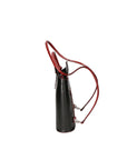 Fabiola Borsa a spalla da donna 100% pelle 9039-NERO ROSSO Chiara Ferretti