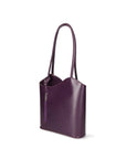 Fabiola Borsa a spalla da donna 100% pelle 9039-VIOLA PURPLE Chiara Ferretti