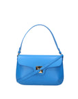 Astrea Borsa a spalla da donna 100% pelle 06015-L222 BLU ASTER Chiara Ferretti
