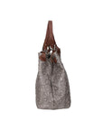 Elenia Borsa a mano da donna Vera pelle 80049-018 GRIGIO MEDIO Chiara Ferretti