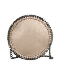 Nora Damen-Schultertasche aus echtem Leder, hergestellt in Italien, 22 x 22 x 5 cm