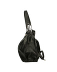 Ereba Borsa a mano da donna Made in Italy 100% pelle 3305-NERO BLACK Chiara Ferretti